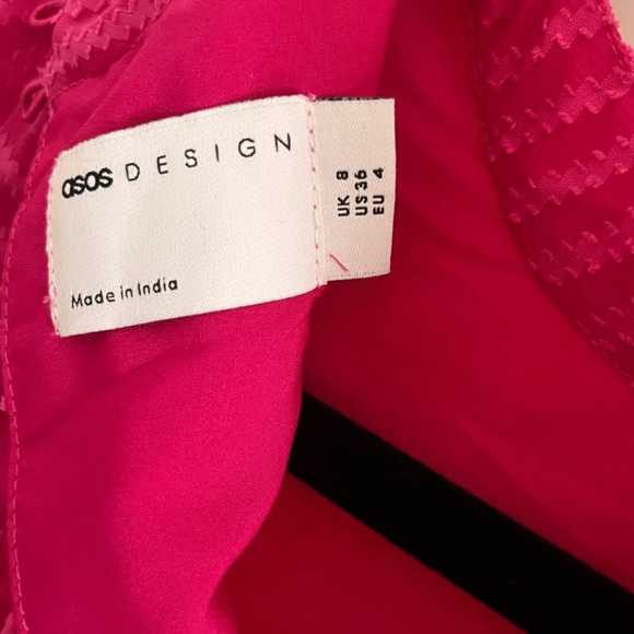ASOS DRESS balloon long sleeves mini dress size S - Picture 2 of 4